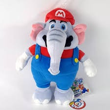 Little Buddy Super Mario Wonder Elephant Mario Plush 10